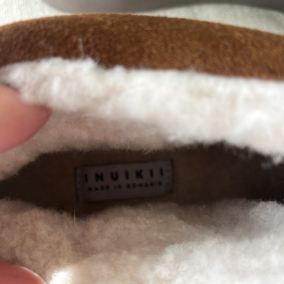 INUIKII NEW Winter waterproof Suede and shearling Winter Ankle Boot cozy❄️❄️ - Picture 3 of 5